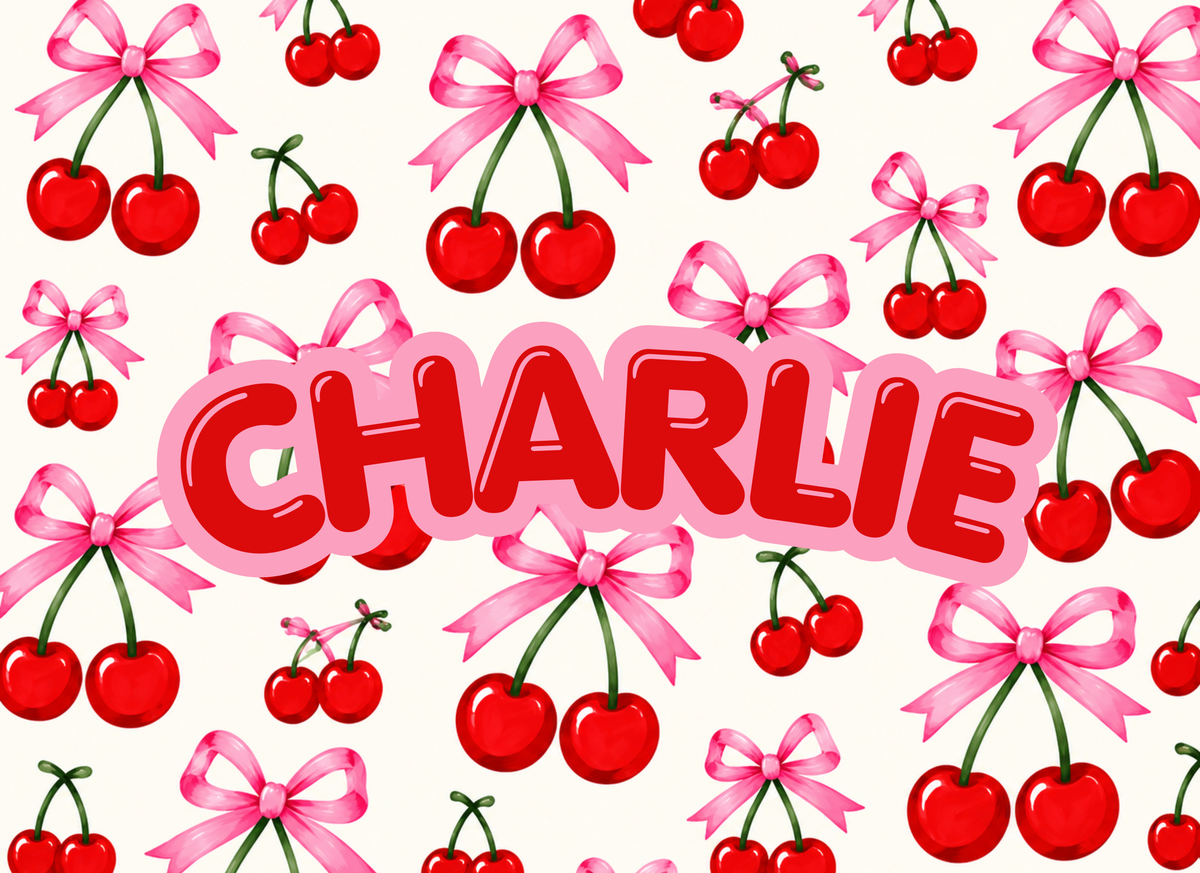 Cantiague Chromebook Decal 2 - Cherries
