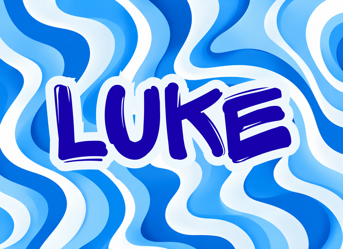 Cantiague Chromebook Decal 6 -Blue Swirl