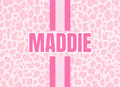 Cantiague Chromebook Decal 4 -Pink Animal Print