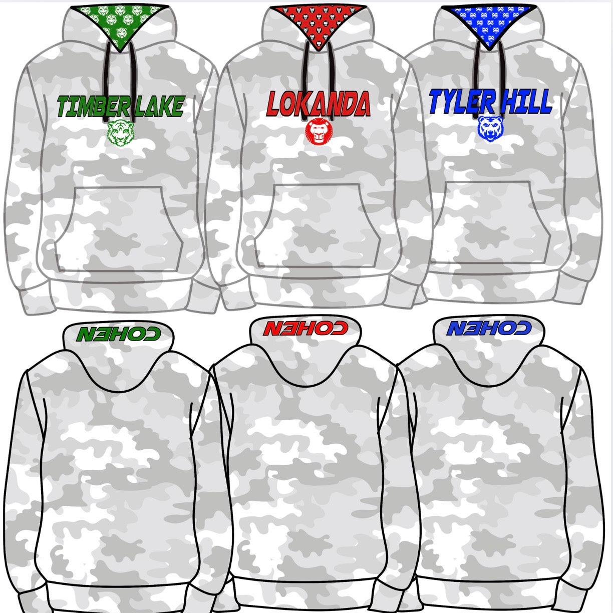 Custom Camo Dri-Fit Hoodie