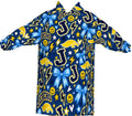 Jericho Logo Fuzzy Pajama Hoody - NAVY
