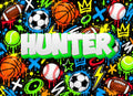 Cantiague Chromebook Decal 7 -Graffiti Sports