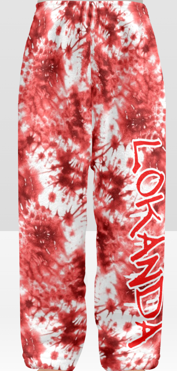 Tie Dye Fuzzy Pajama Pants (Copy)