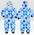 Camp Hearts  Fuzzy Pajama Onesie