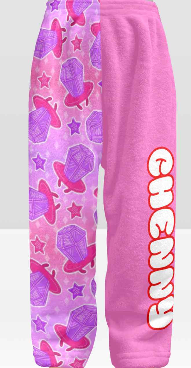 Ring Pop Fuzzy Pajama Pants