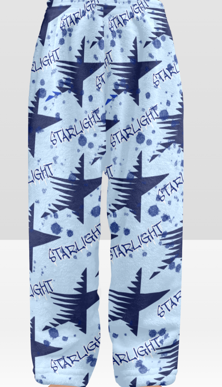 Camp Logo Fuzzy Pajama Pants